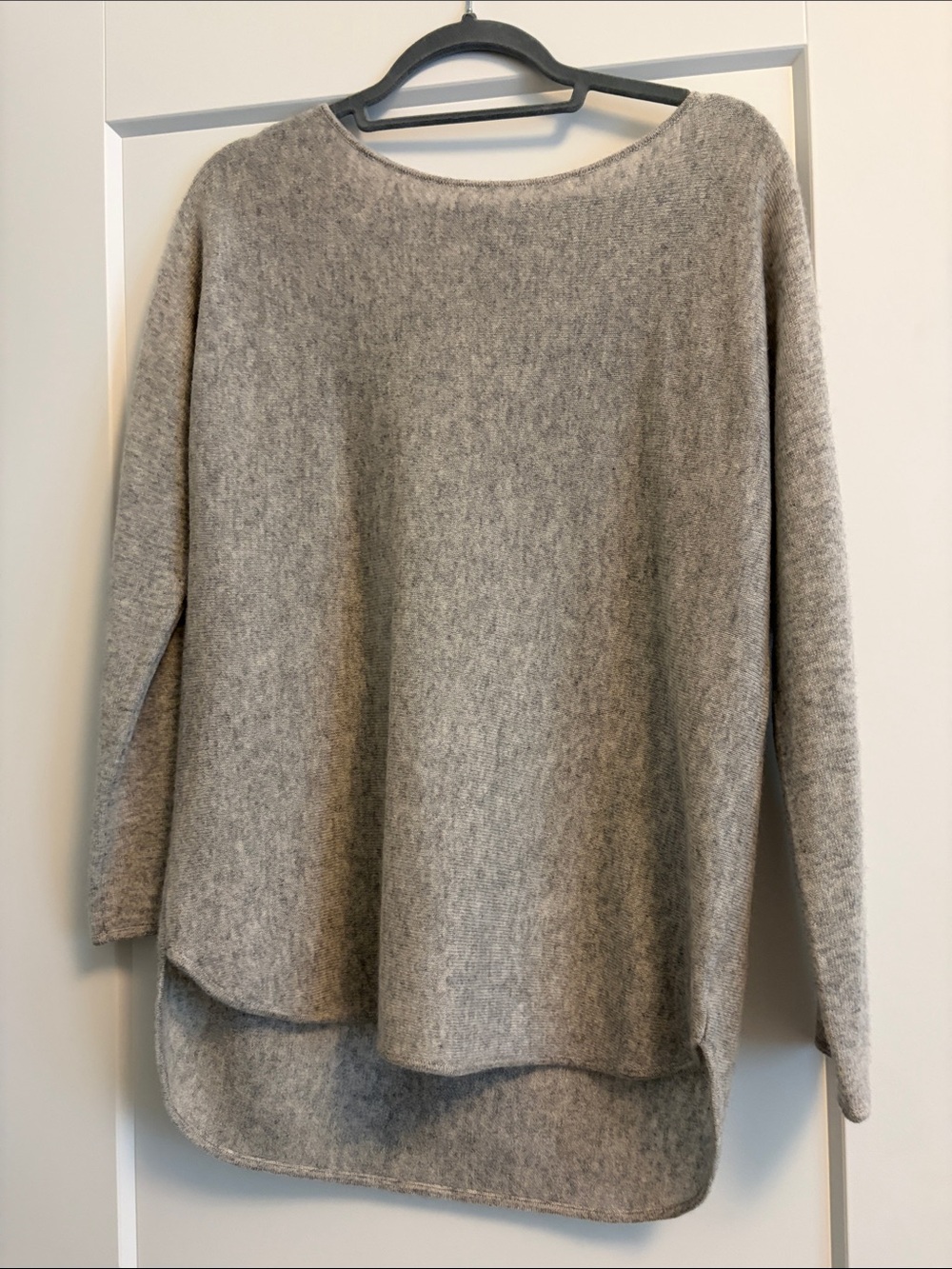 Charter Club Heather Gray Scoop Neck Sweater